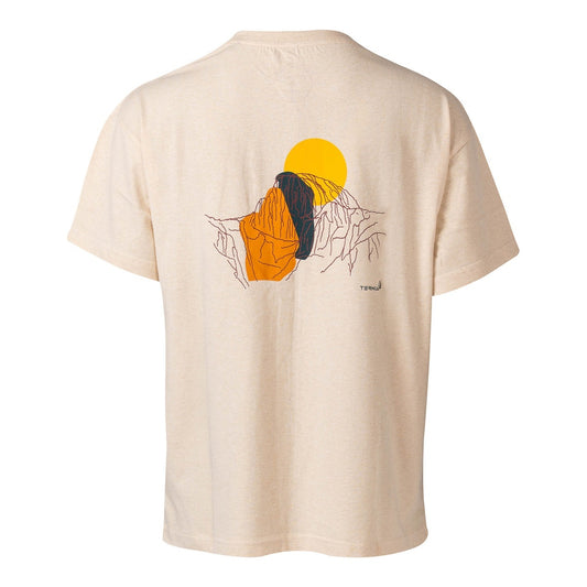 Tricou Femei Ternua HIRA REGENERATIVE Beige