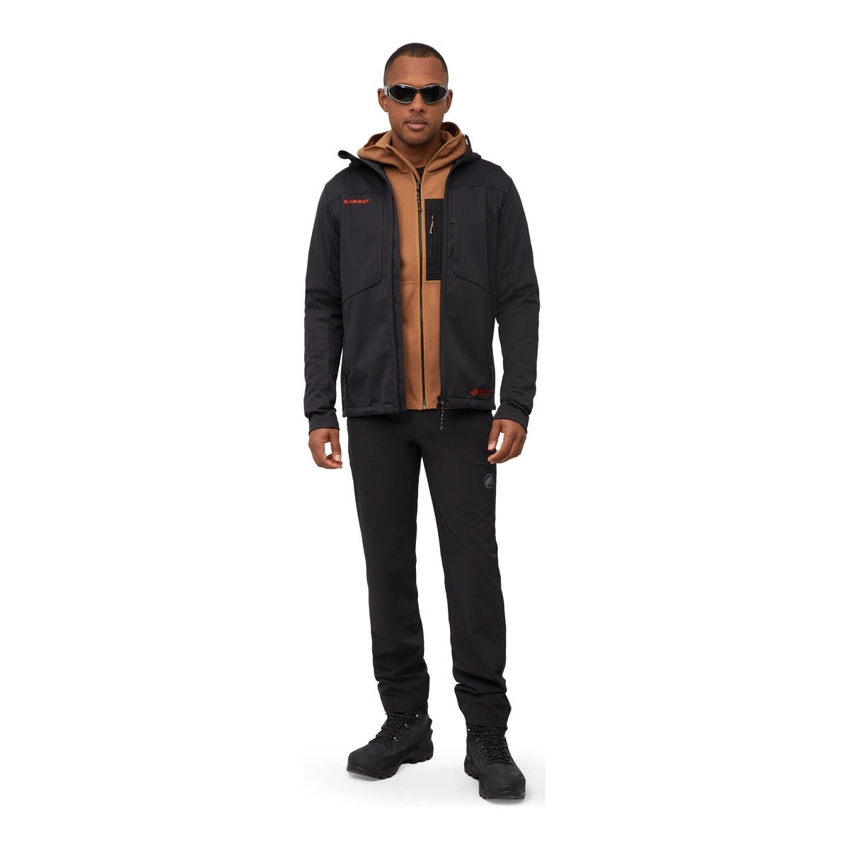 Jacheta Softshell Barbati Mammut Ultimate VIII So Hooded Jacket Men 25 Years Black