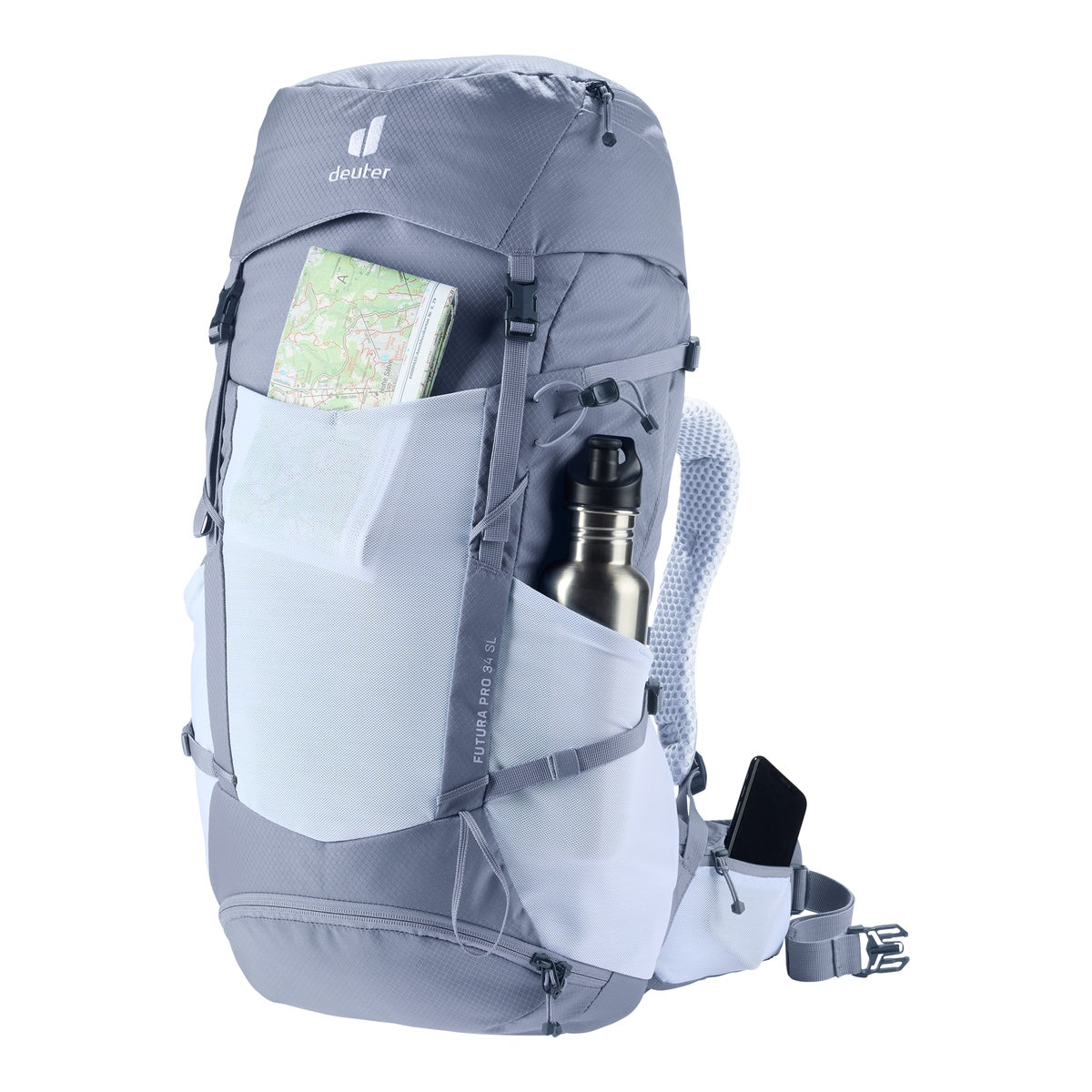 Rucsac Munte Femei Deuter Futura Pro 34 SL Polar-Bluejay