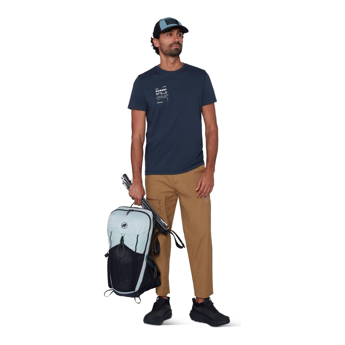 Tricou Barbati Mammut Core Vert Bleumarin
