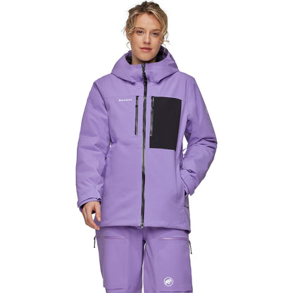 Jacheta Femei Mammut Stoney Hs Thermo Hooded Lavandin-Black