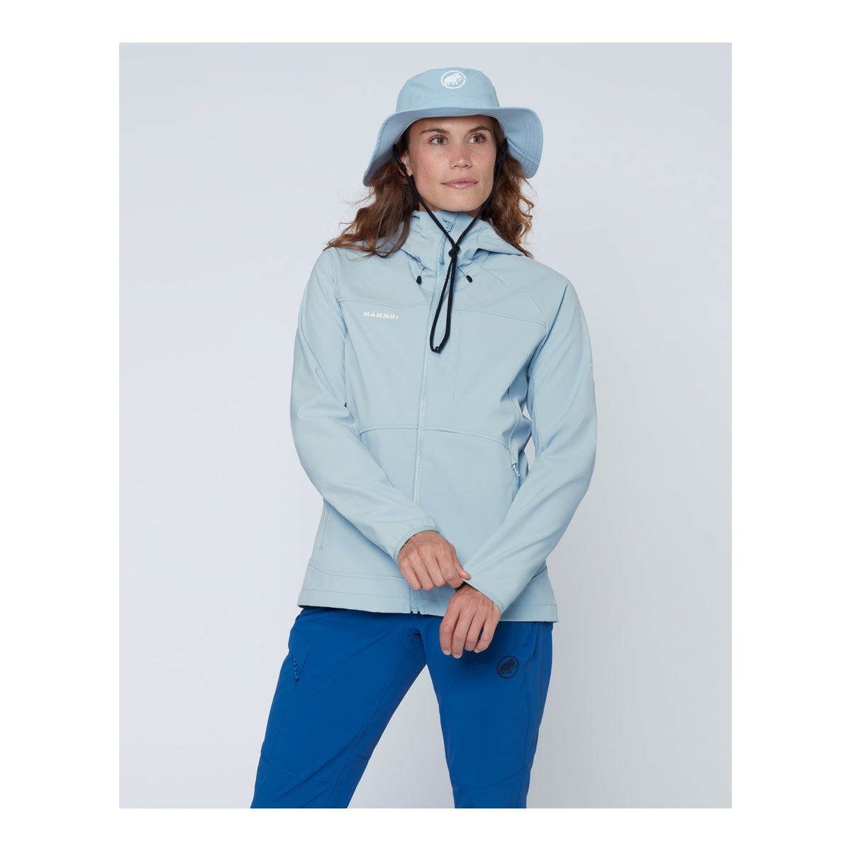 Jacheta Softshell Femei Mammut Ultimate Comfort So Hooded Nebla