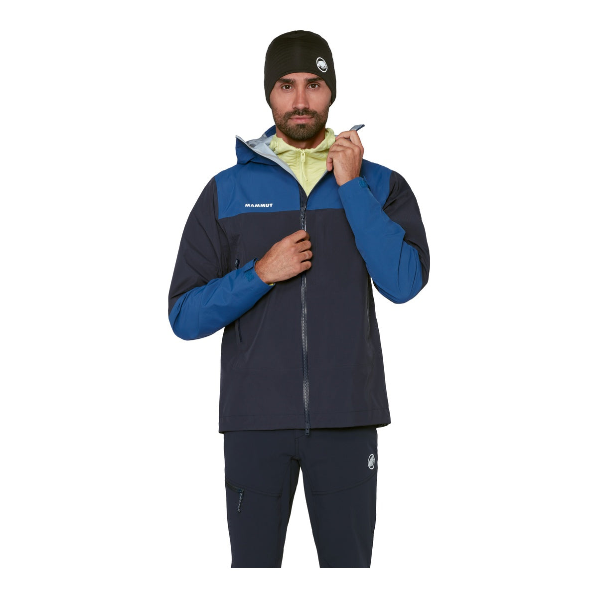 Jacheta Barbati Mammut Alto Guide HS Hooded Marine-Tschiel
