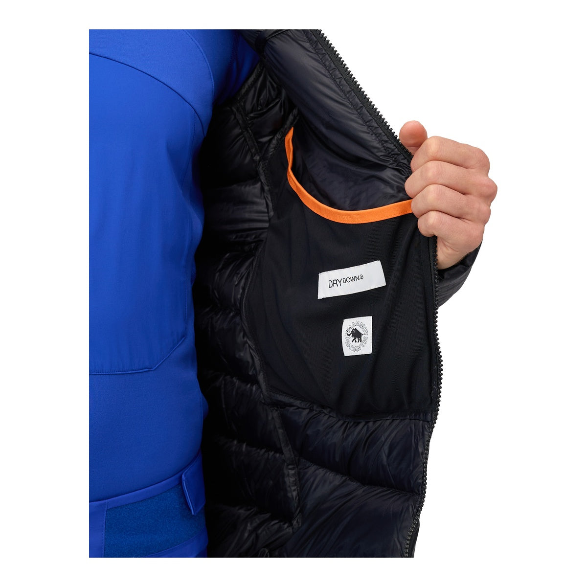 Geaca Puf Barbati Mammut Eiger Nordwand Light Down In Hooded Black
