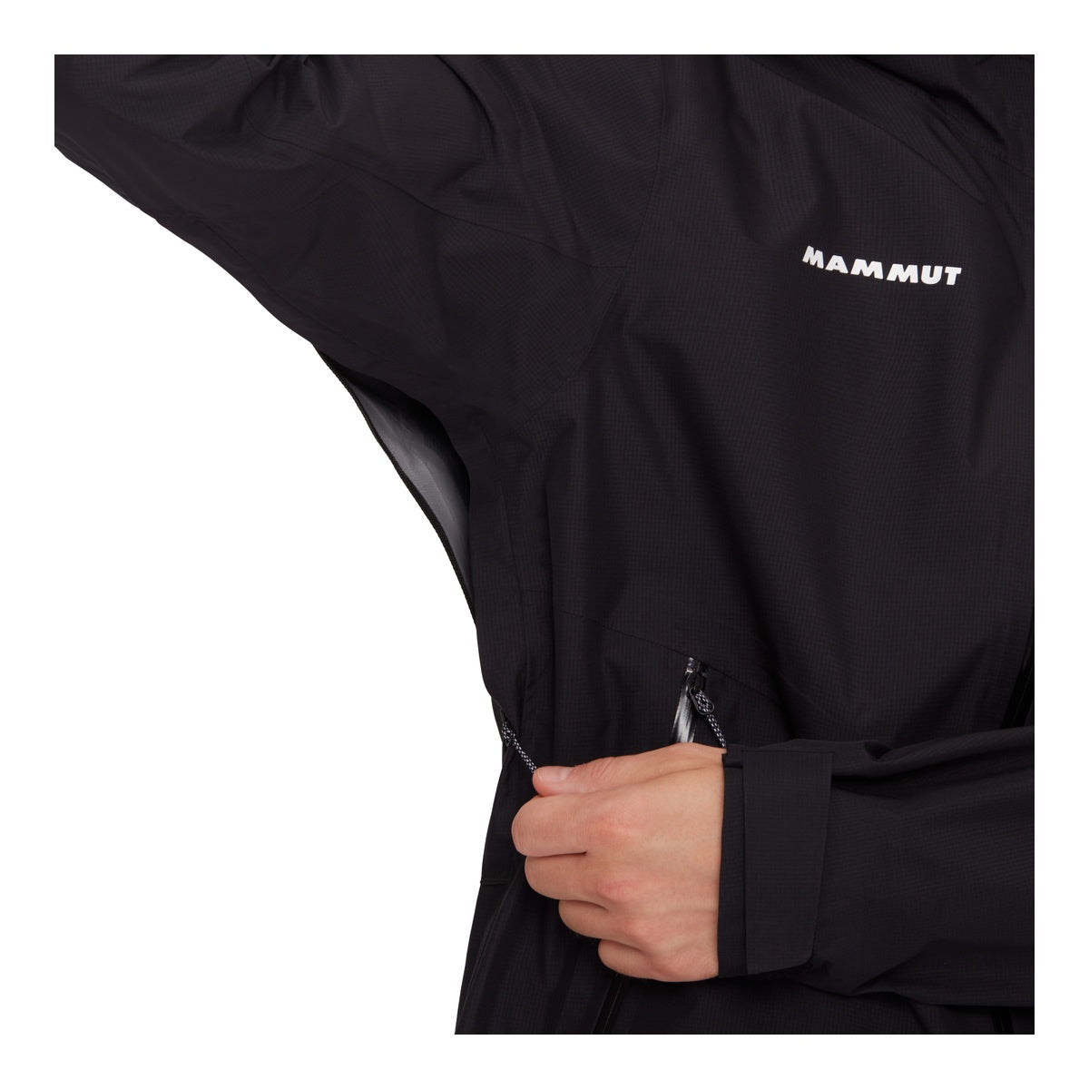 Jacheta Barbati Mammut Alto Light HS Hooded Black