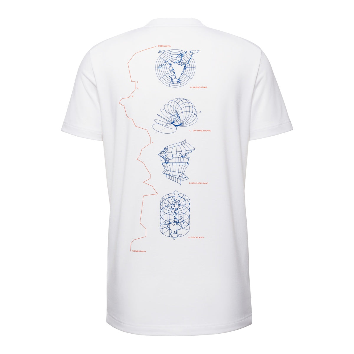 Tricou Barbati Mammut Mountain Eiger White