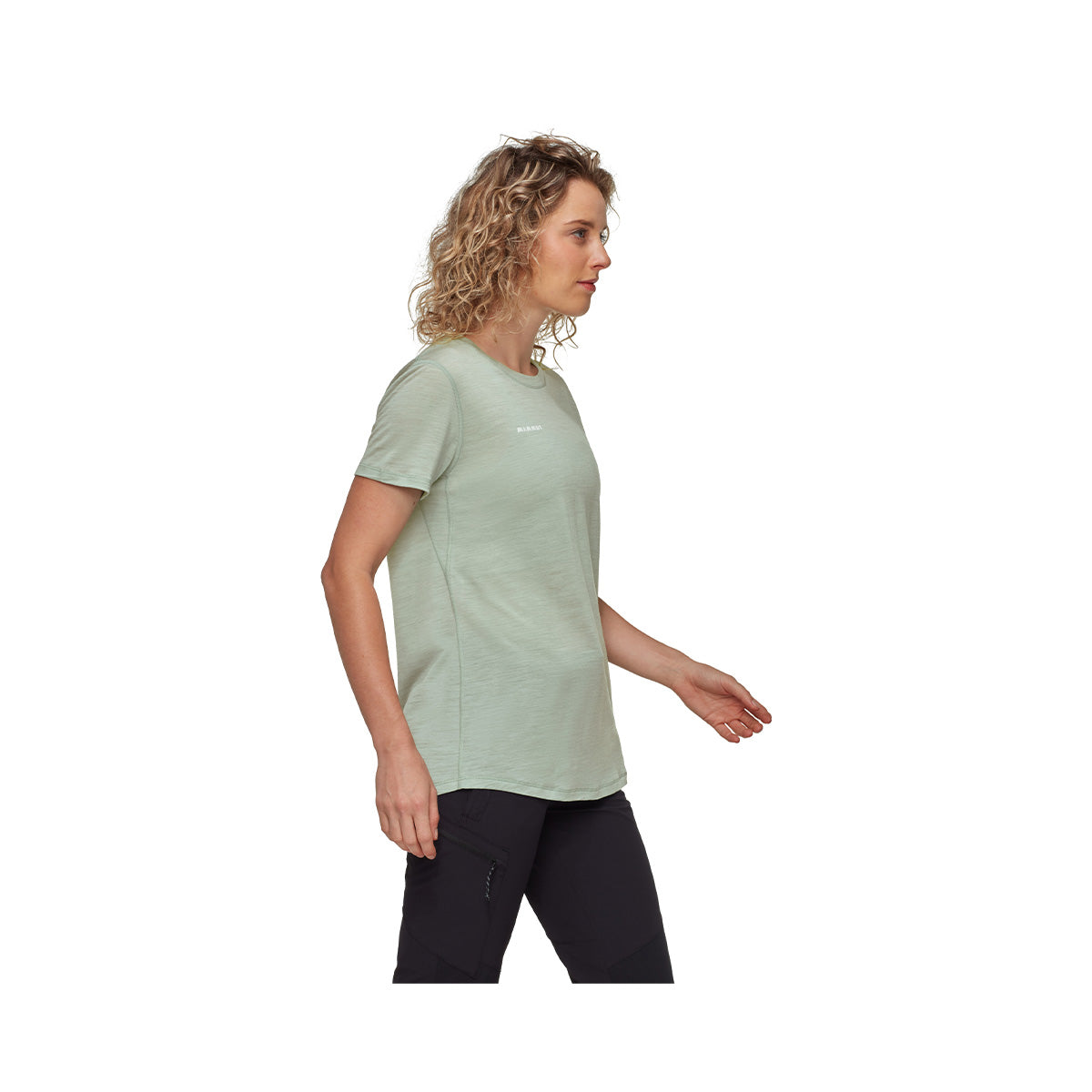 Tricou Femei Mammut Tree Wool FL Silver Sage Melange