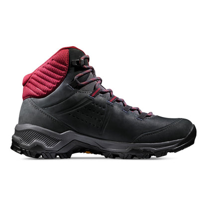 Bocanci Drumetie Femei Mammut Nova IV Mid GTX Black-Blood Red