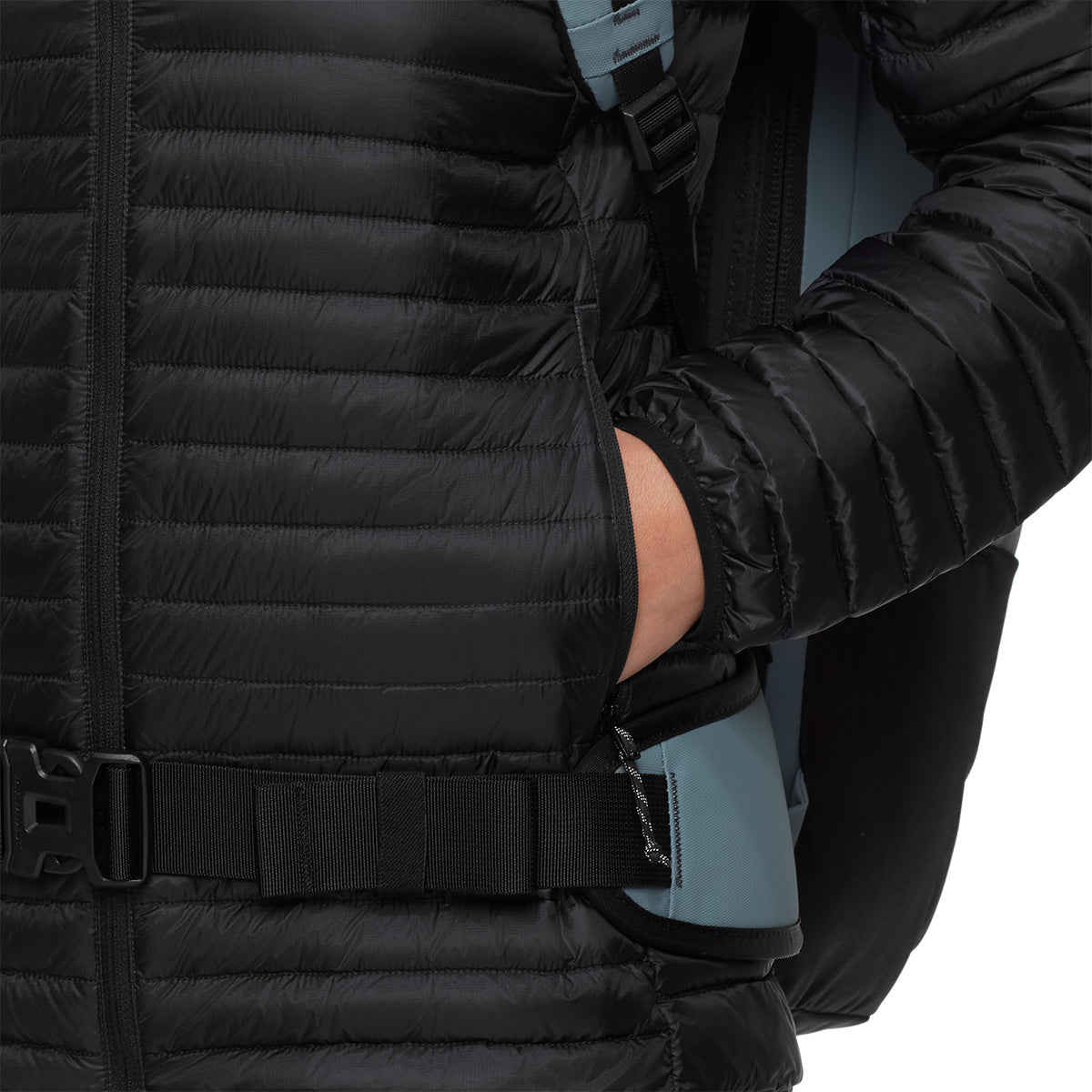 Jacheta Femei Mammut Broad Peak Light In Hooded Black