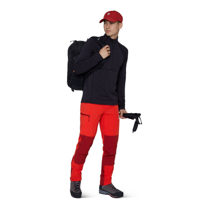 Pantaloni Softshell Barbati Mammut Courmayeur SO Mammut Red-Dark Mammut Red
