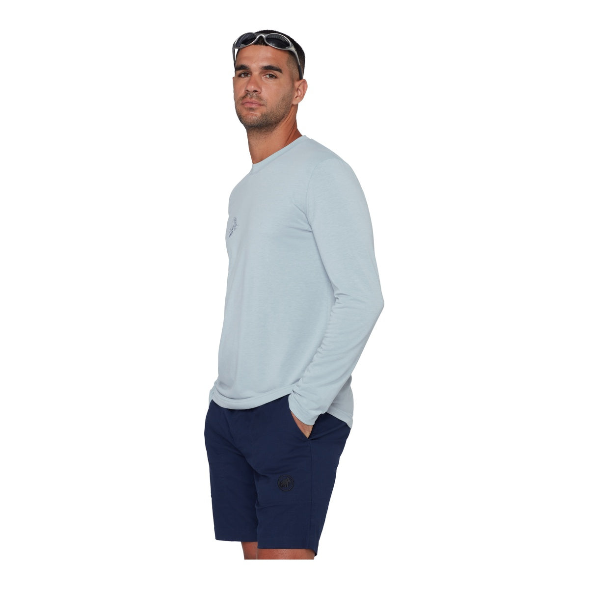 Bluza Barbati Mammut Mountain Longsleeve Bluemlisalphorn Albastru