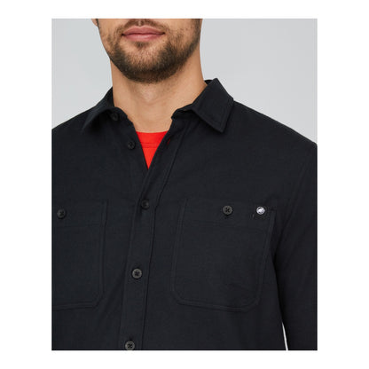 Camasa Barbati Mammut Alvra Plain Longsleeve Black