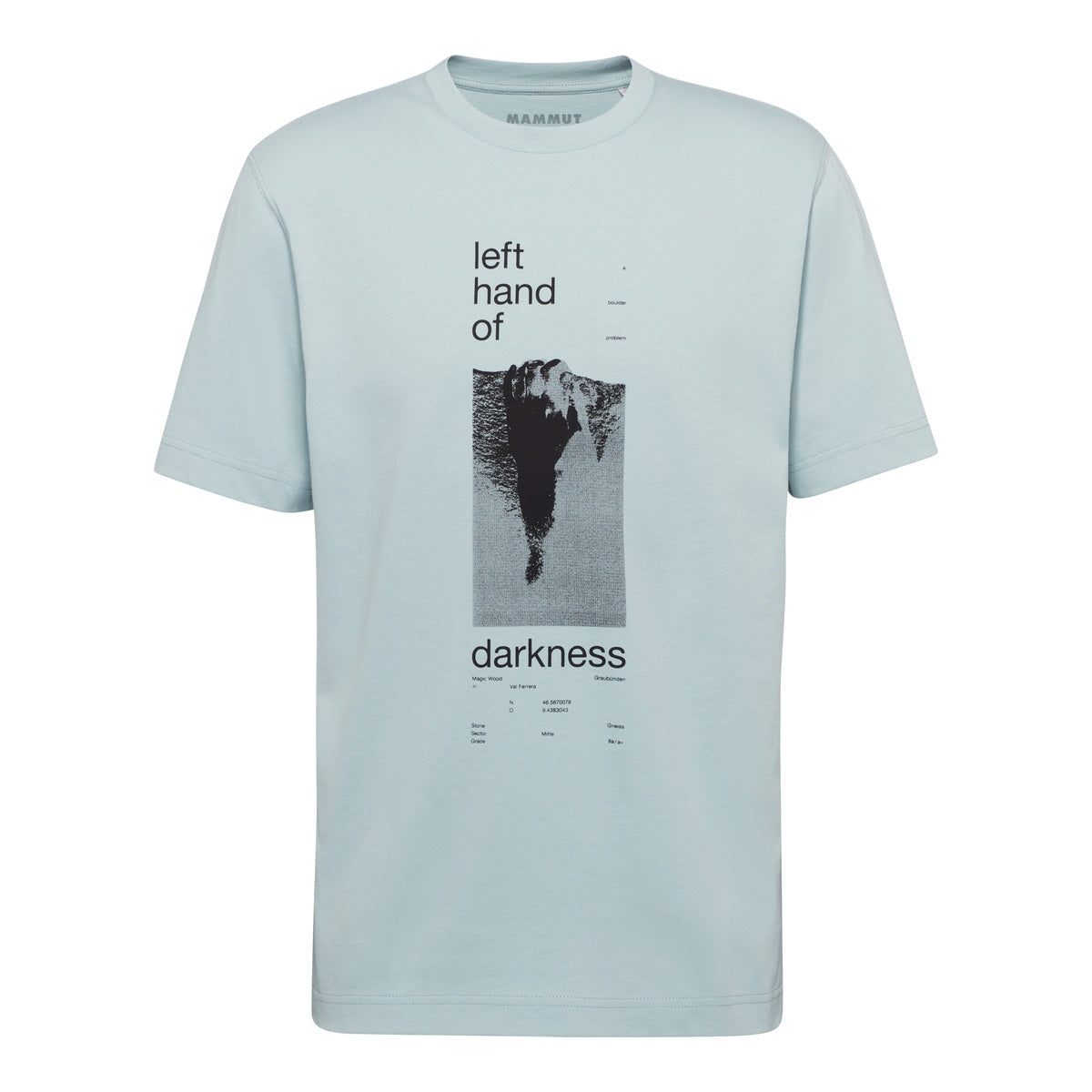 Tricou Barbati Mammut Base Hand Albastru