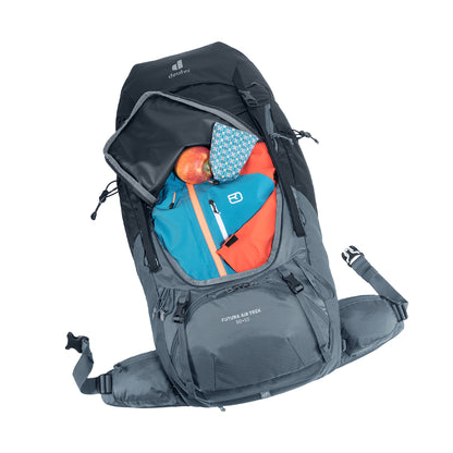 Rucsac Barbati Deuter Futura Air Trek 50+10L Black-Graphite