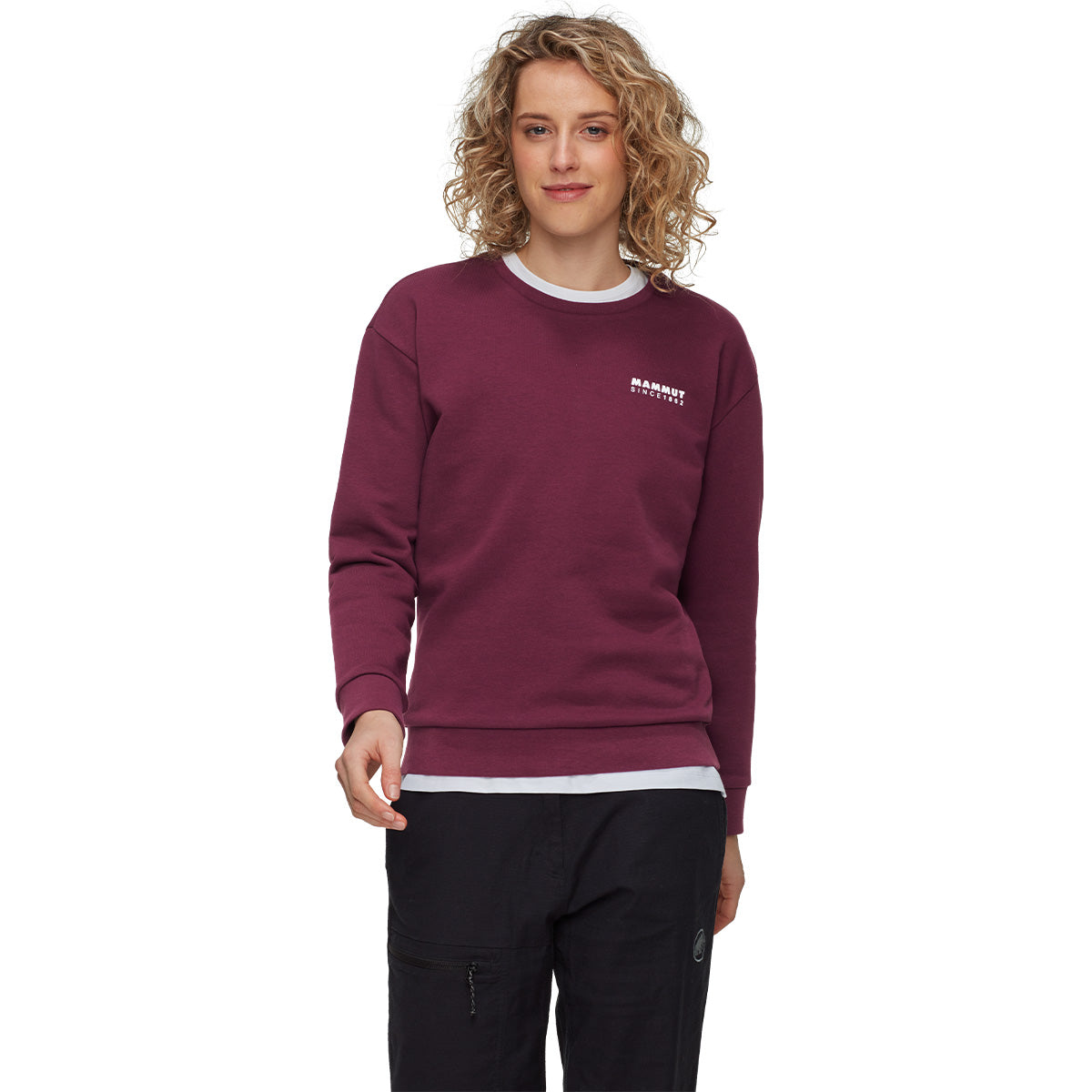 Hanorac Femei Mammut Core ML Crew Neck 1862 Vin