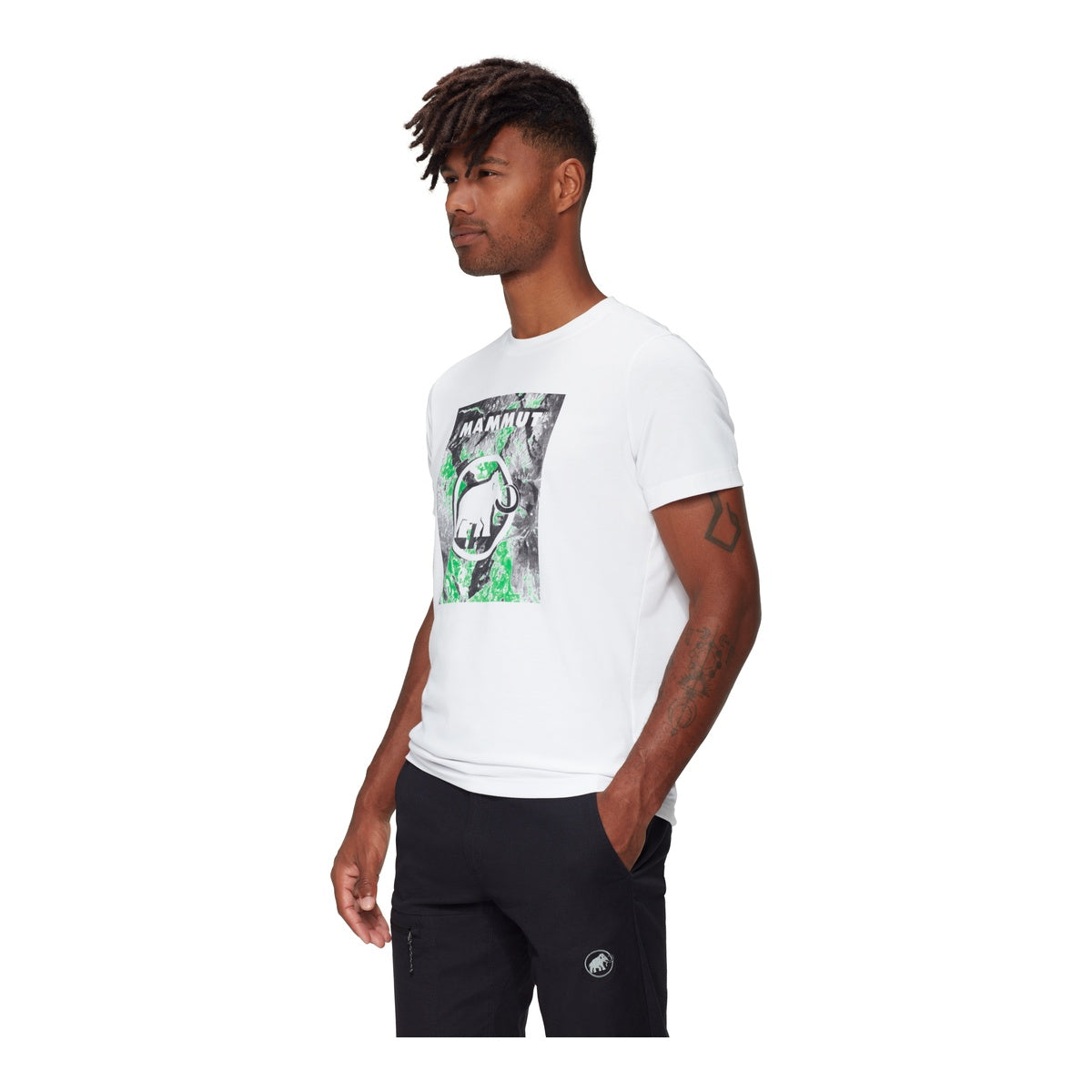 Tricou Barbati Mammut Trovat White