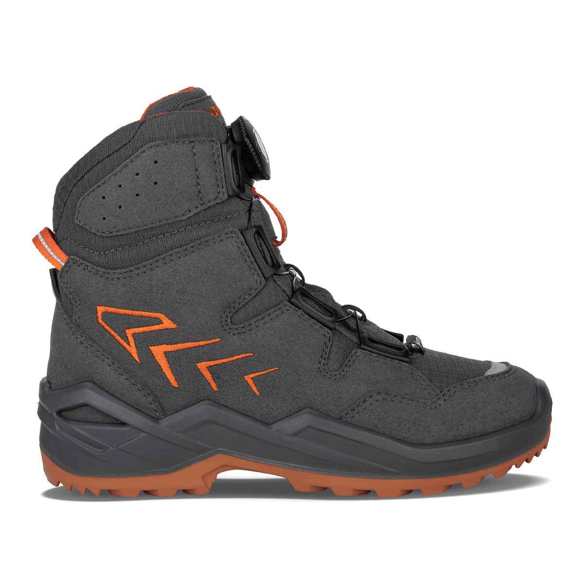 Bocanci Copii Lowa Firo GTX HI Jr Anthracite-Orange