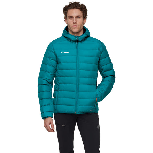 Geaca Puf Barbati Mammut Waymarker In Hooded Deep Teal Black
