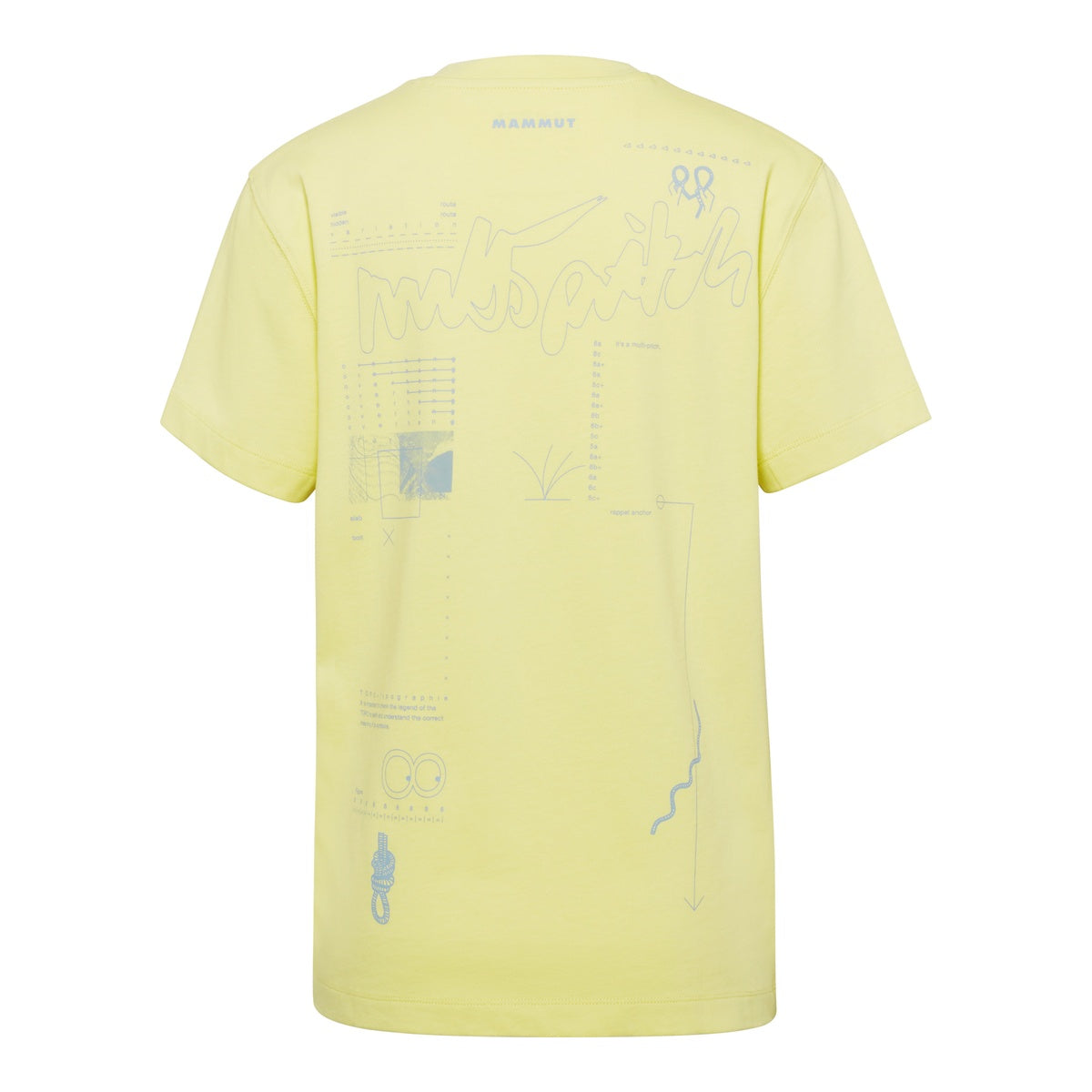 Tricou Femei Mammut Base Multi-Pitch Galben