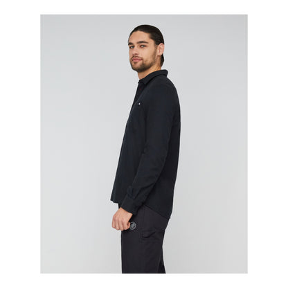 Camasa Barbati Mammut Alvra Plain Longsleeve Black