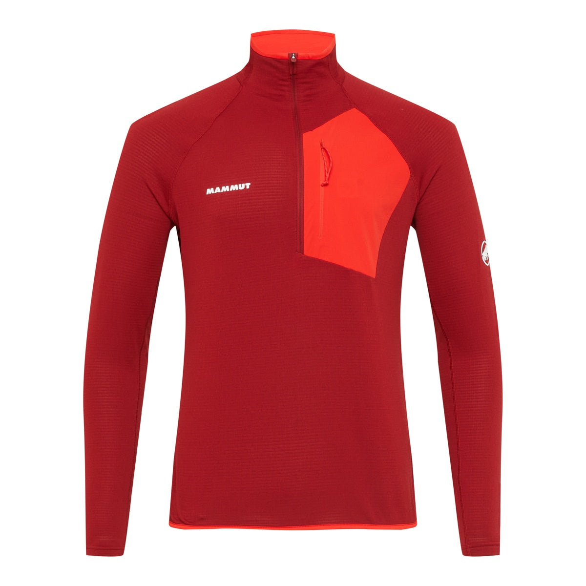 Polar Barbati Mammut Aenergy Light Ml Half Zip Pull Dark Mammut Red-Mammut Red