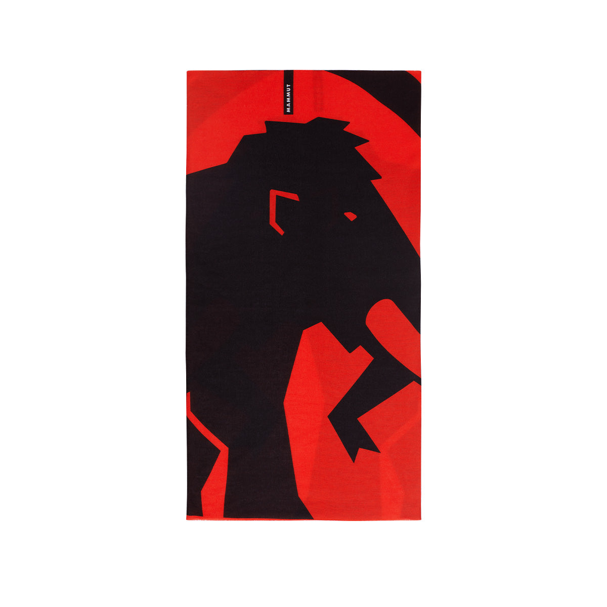 Bandana Unisex Mammut Logo Mammut Red Black One Size