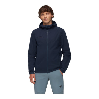 Jacheta Softshell Barbati Mammut GRANITE SO Hooded Marine