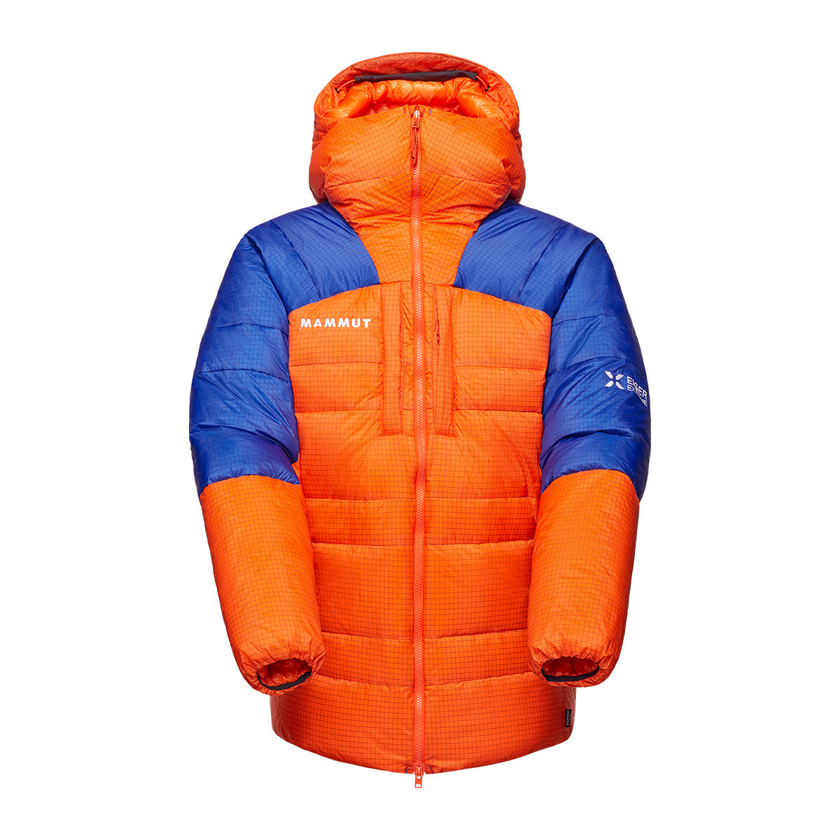 Jacheta Barbati Mammut Eiger Nordwand Pro Down In Hooded Eiger Orange-Eiger Blue