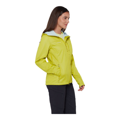 Jacheta Softshell Femei Mammut Ultimate VIII SO Hooded Acacia