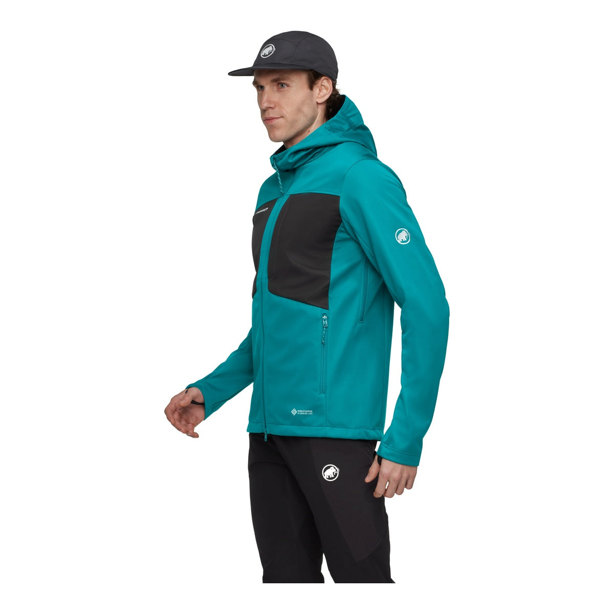 Jacheta Barbati Mammut Ultimate VIII So Hooded Deep Teal-Black