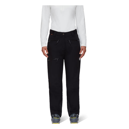 Pantaloni Femei Mammut Stoney Hs Thermo Women Black-White