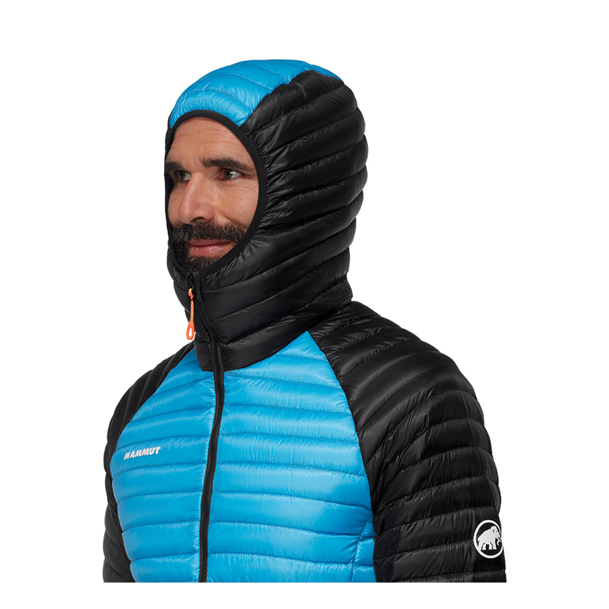 JACHETA BARBATI AENERGY IN HOODED GLACIER BLUE-BLACK