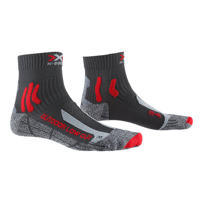 Sosete Drumetie X-Bionic Trek Outdoor Low Cut Anthracite/Red