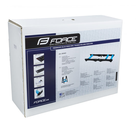 Rulou antrenament Force Spin albastru/negru